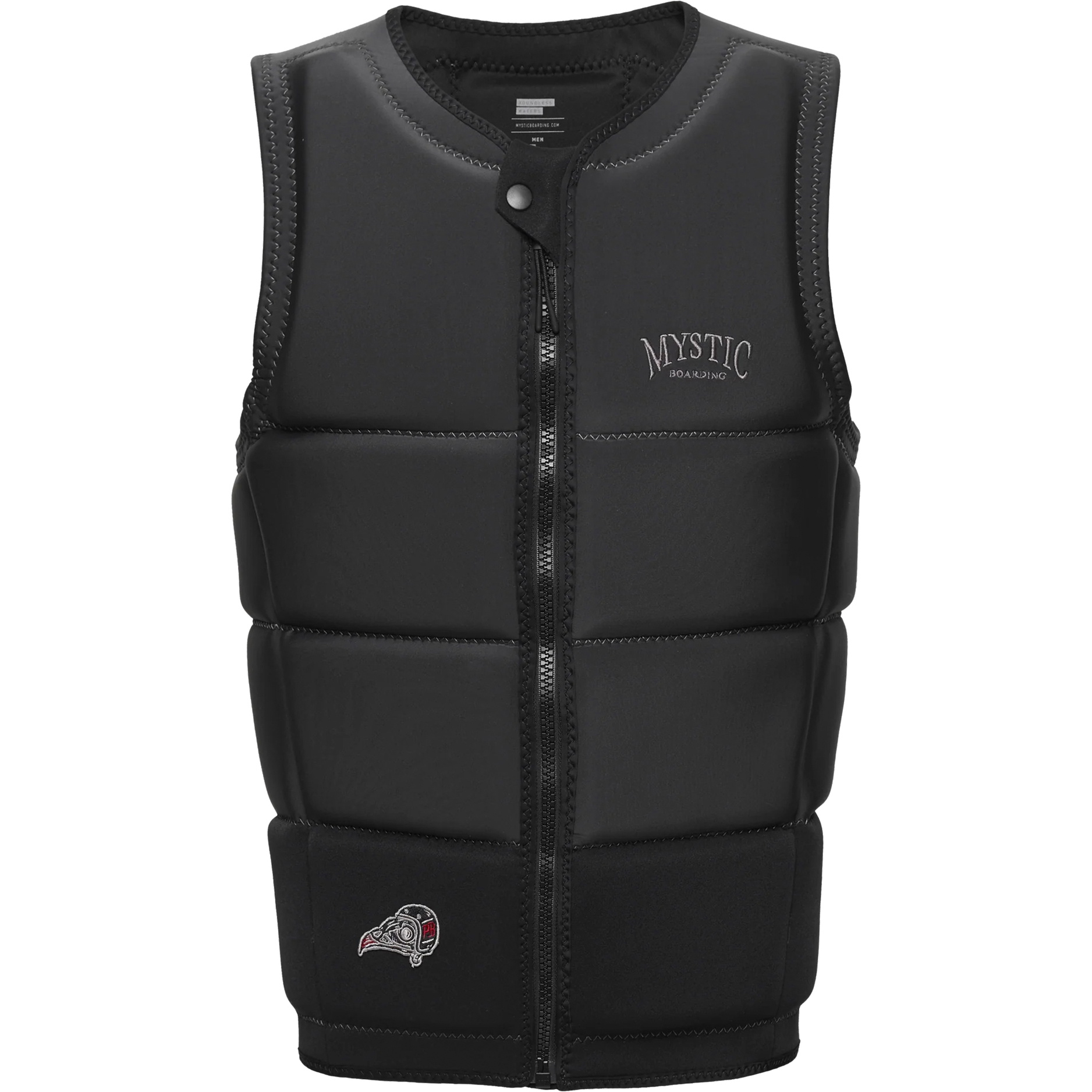 2023 Mystic Männer Peacock Wake Impact Vest 35005.230227 - Black
